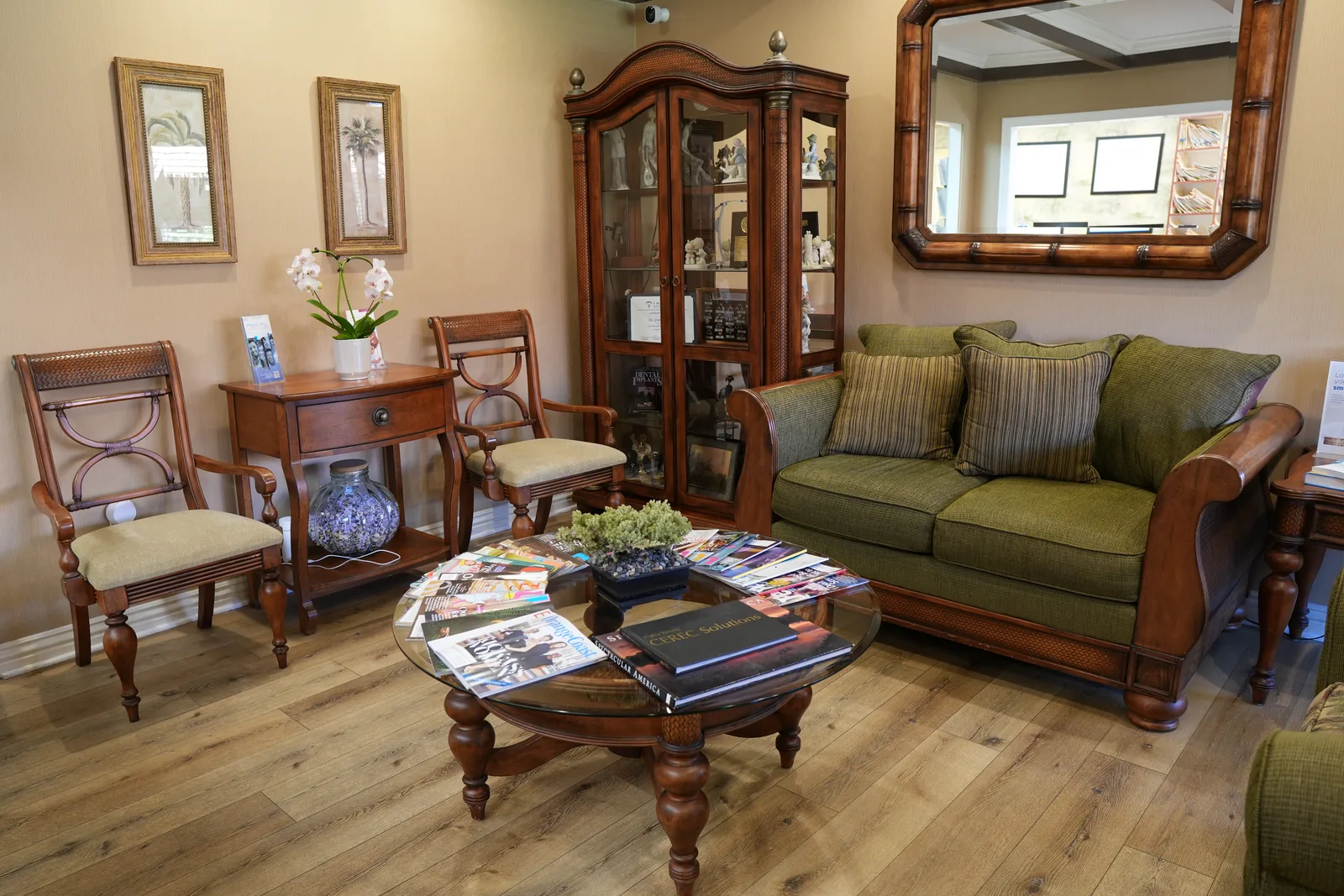 Smile Tustin by Dr. Ezzy front desk — dental insurance and financing in Tustin, CA
